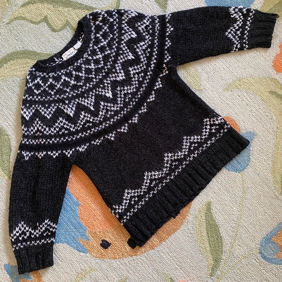 90s I Jones New York Sport I Fair Isle Sweater Knitted By Hand - Picture 9 of 16